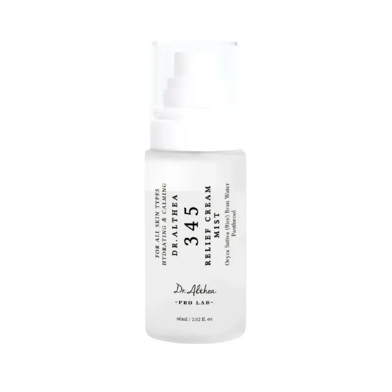 Dr. Althea 345 Relief Mist – raminamoji ir drėkinamoji veido dulksna, 60 ml Dr. Althea 345 Relief Mist – raminamoji ir drėkinamoji veido dulksna, 60 ml