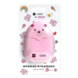 HISKIN For Kids Lollipop Flake Soap muilo lapeliai vaikams, čiulpinukų aromato, 50 vnt.