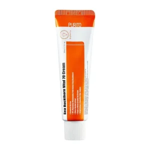 PURITO SEOUL Sea Buckthorn Vital 70 Cream – veido kremas su šaltalankių ekstraktu, 50 ml