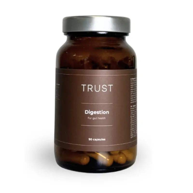Žalias Žingsnis TRUST Digestion maisto papildai virškinimui, 90 kapsulių Žalias Žingsnis TRUST Digestion maisto papildai virškinimui, 90 kapsulių