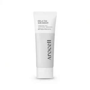 AROCELL Mela TXA Sun Serum – apsauginis veido serumas nuo saulės (SPF50+ PA++++), 40 ml