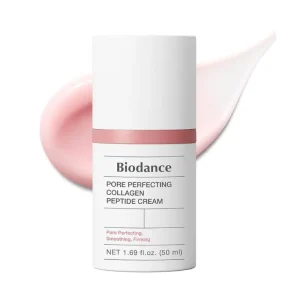 BIODANCE Pore Perfecting Collagen Peptide Cream – poras siaurinantis ir stangrinantis veido kremas, 50 ml