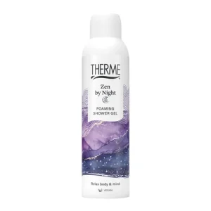 THERME Zen by Night Foaming Shower Gel – raminančios dušo putos, 200 ml