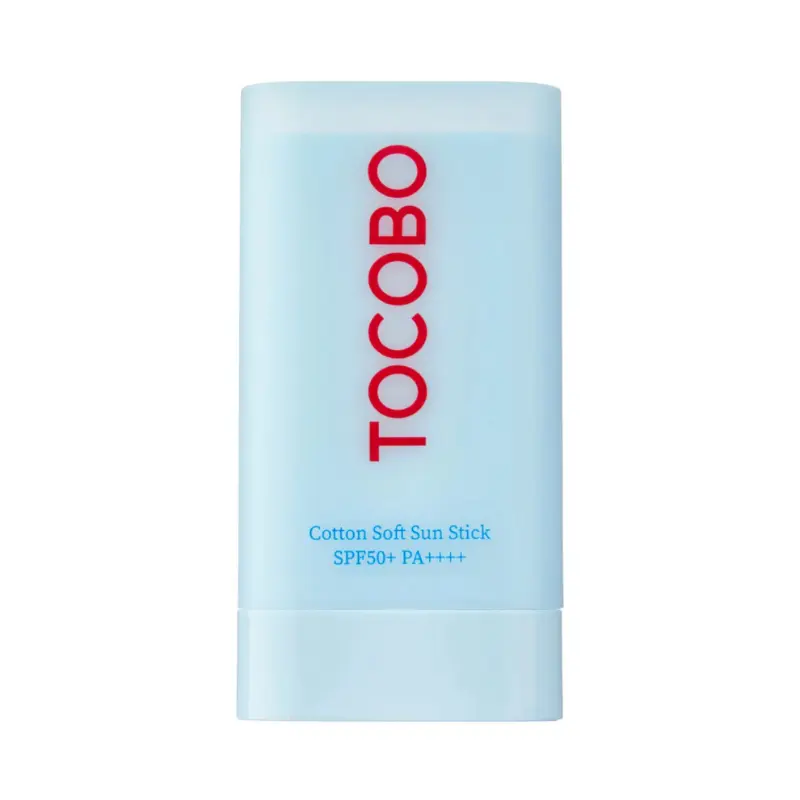 TOCOBO Cotton Soft Sun Stick – pieštukinė veido apsauga nuo saulės (SPF50+ PA++++), 19 g TOCOBO Cotton Soft Sun Stick – pieštukinė veido apsauga nuo saulės (SPF50+ PA++++), 19 g