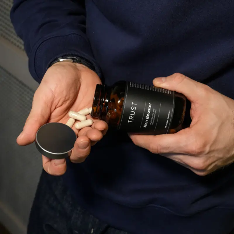 Žalias Žingsnis TRUST Men Booster vitaminų kompleksas vyrams, 60 kapsulių Žalias Žingsnis TRUST Men Booster vitaminų kompleksas vyrams, 60 kapsulių