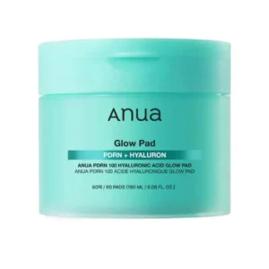 Anua PDRN 100 Hyaluronic Acid Glow Pad – toniko padeliai, 60 vnt.