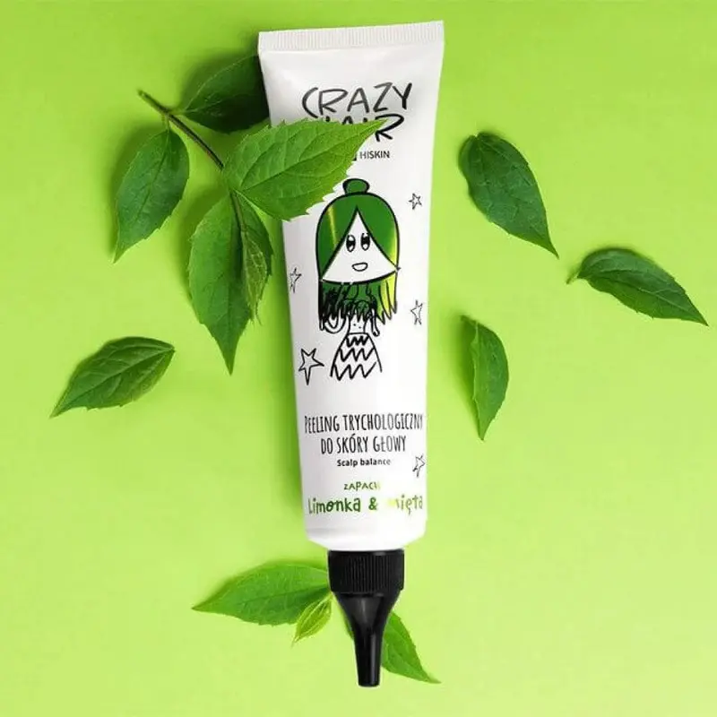 Crazy Hair Lime & Mint Scalp Balance – galvos odos šveitiklis, 100 ml Crazy Hair Lime & Mint Scalp Balance – galvos odos šveitiklis, 100 ml