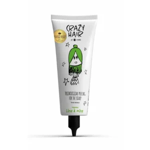 Crazy Hair Lime & Mint Scalp Balance – galvos odos šveitiklis, 100 ml